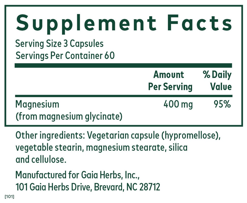 Magnesium Glycinate 400 mg