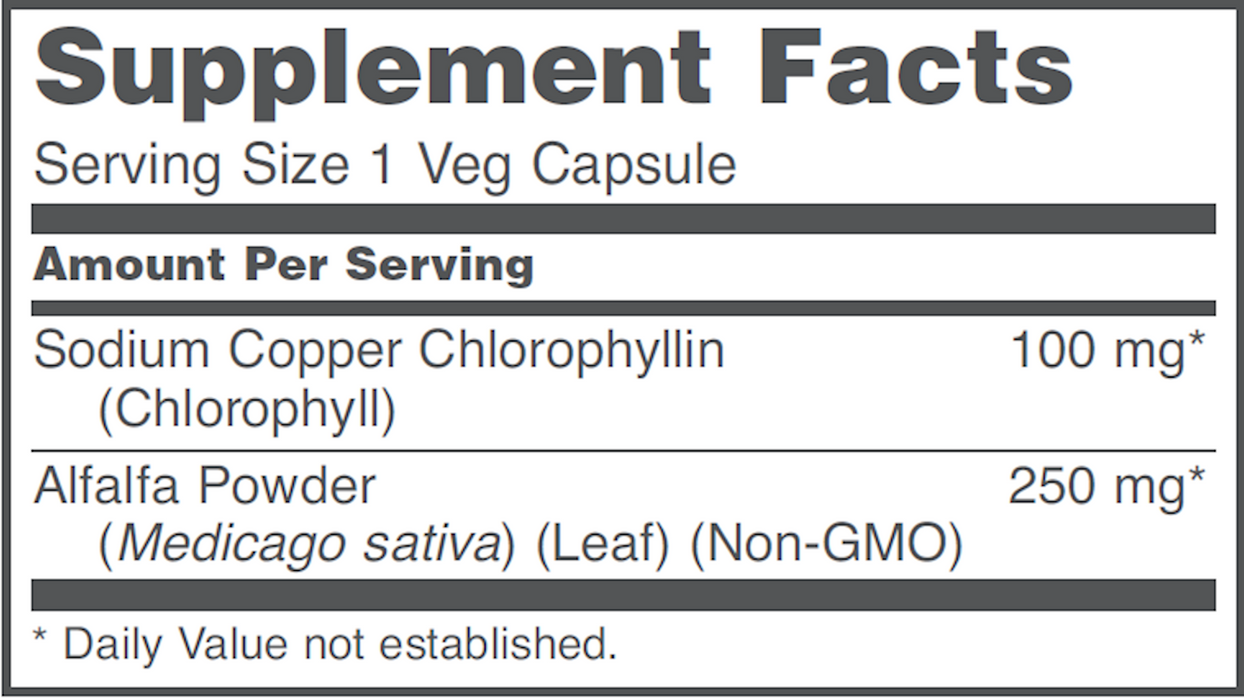 Chlorophyll 100 mg 90 caps