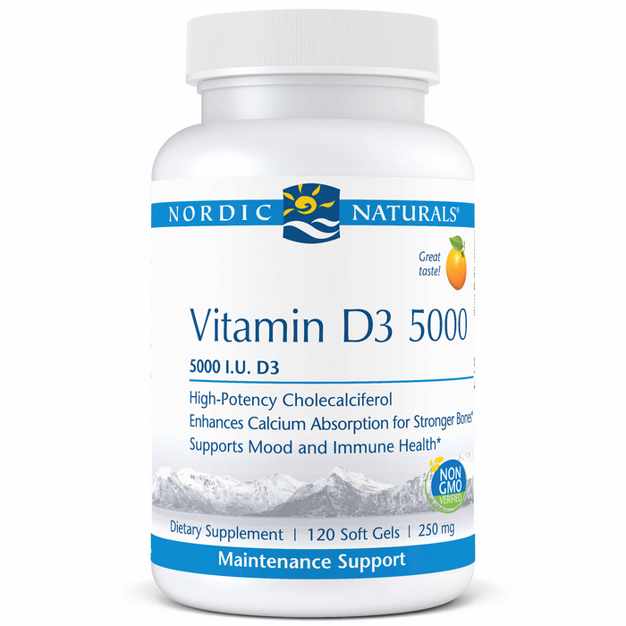 Vitamin D-3 5,000 IU 120 gels