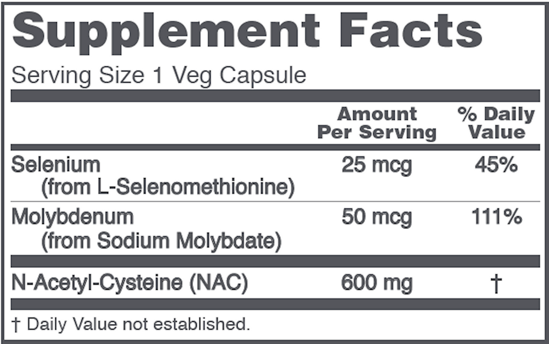 NAC 600 mg 100 Vegetarian Capsules