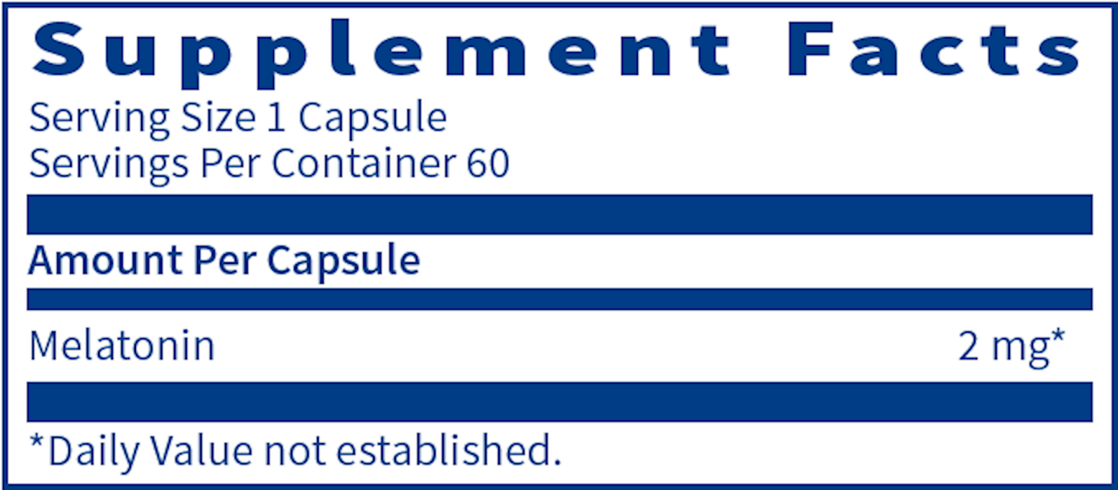 Melatonin-SR 2 mg 60 Capsules