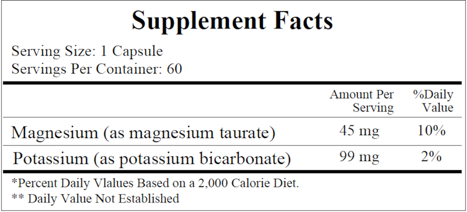 Magnesium-Potassium Taurate