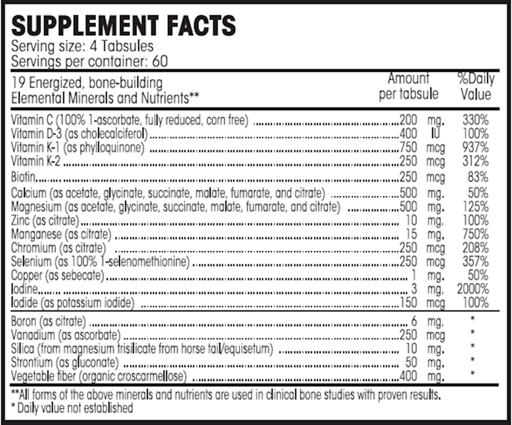 Bone Guard Forte 240 Tablets — Well Being Holistic Pharmacy