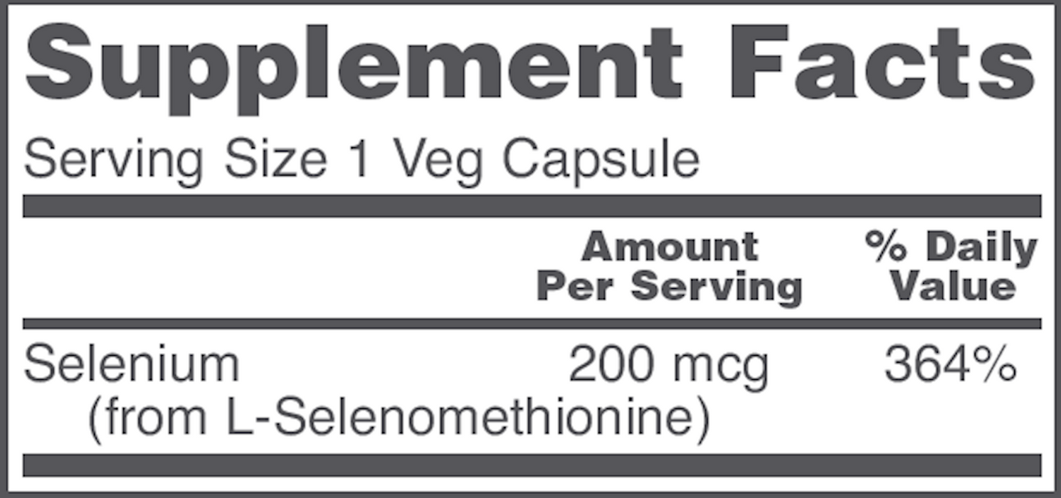 Selenium 200 mcg 90 vcaps