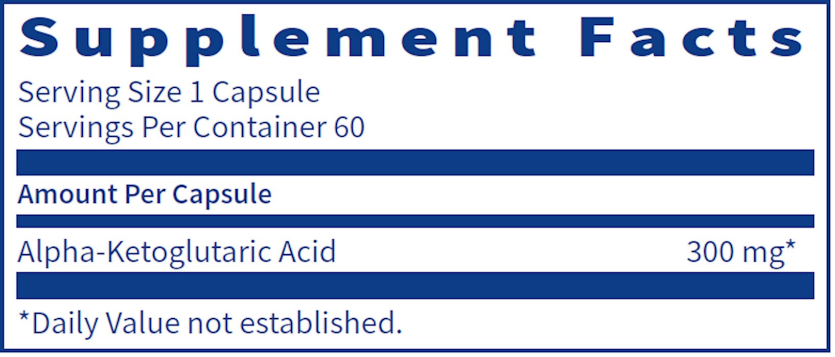 Alpha-Ketoglutaric Acid 300 mg
