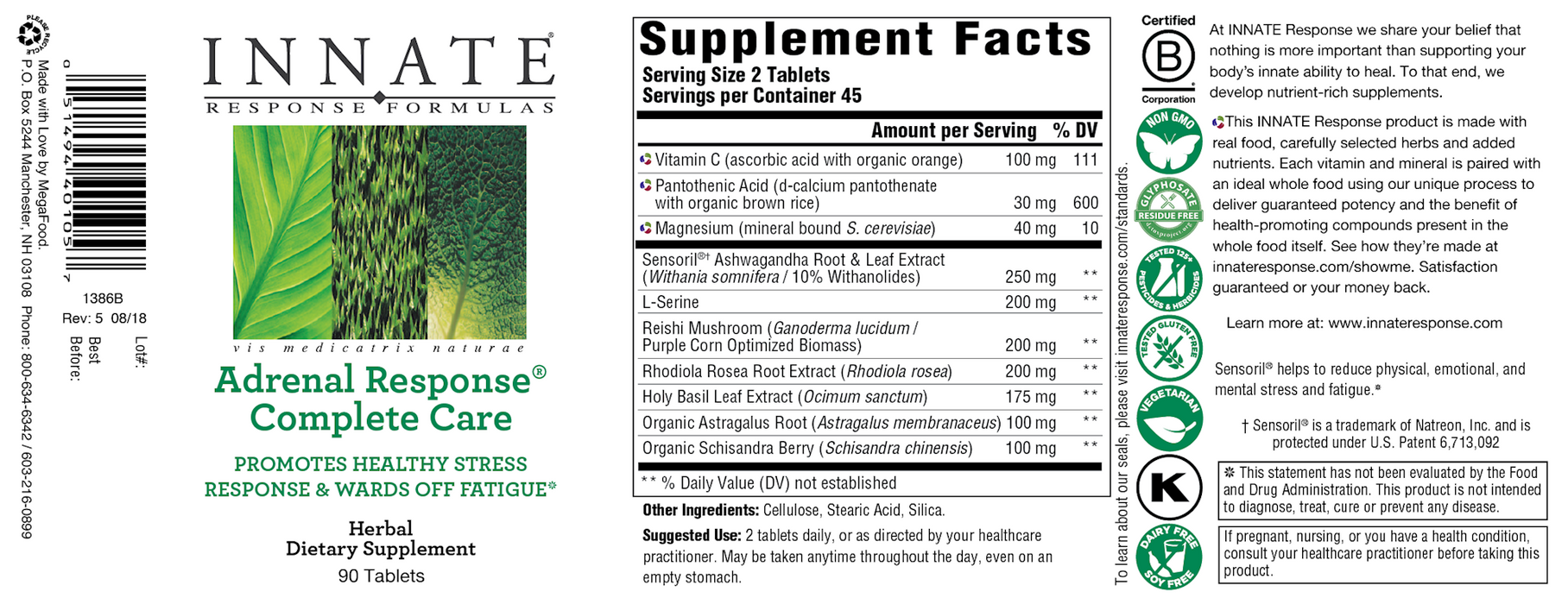 Adrenal Response Complete Care