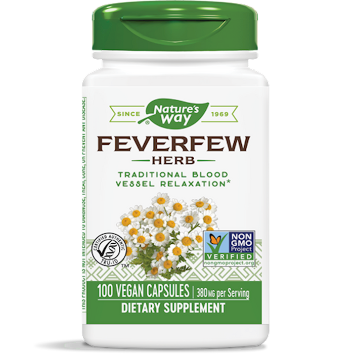 Feverfew Leaves 380 mg