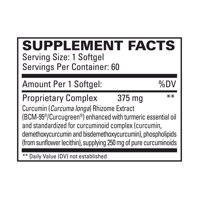 CuraPro 375 mg 60 Softgels