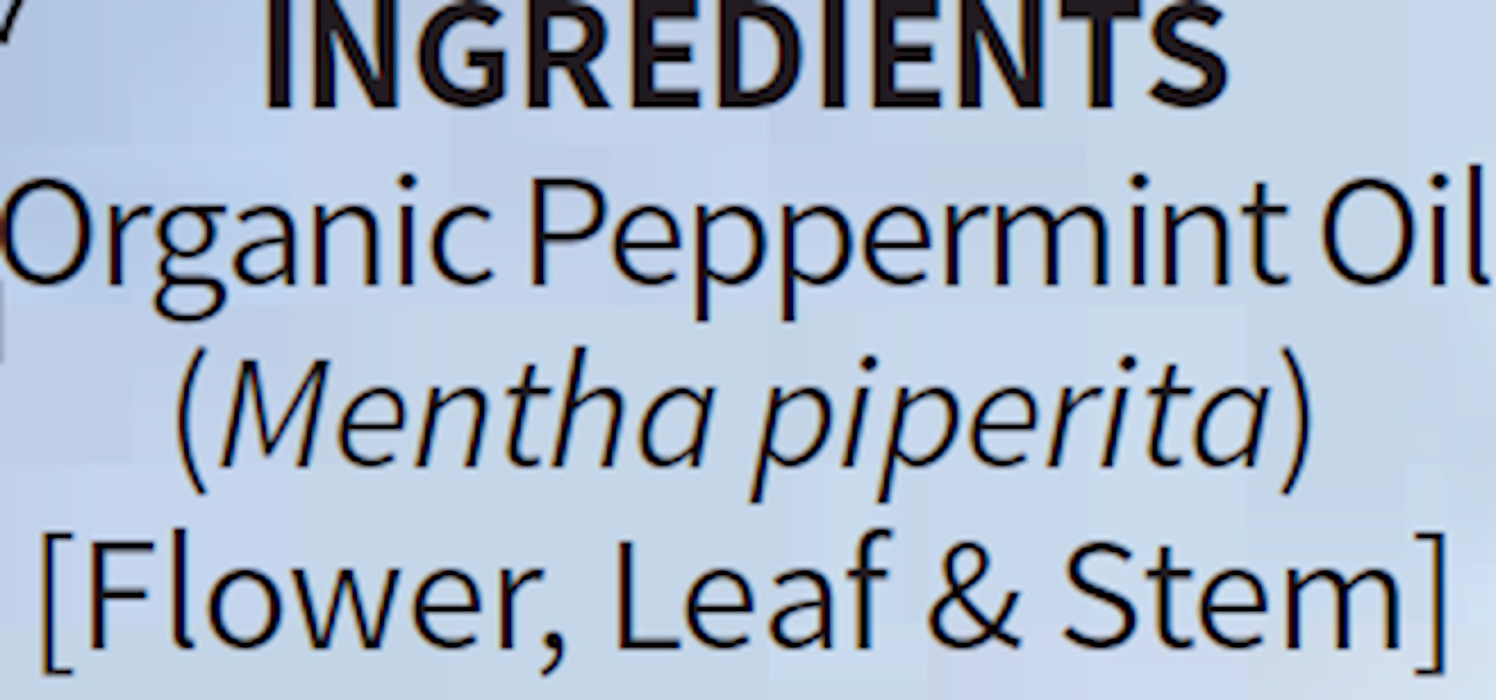 Peppermint Essential Oil Org