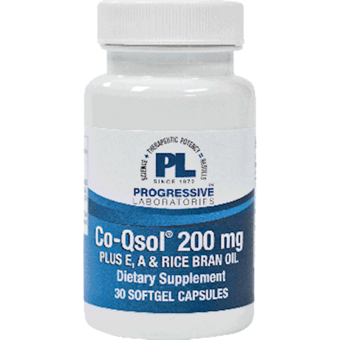 CoQsol + E, A & Rice Bran 200 mg