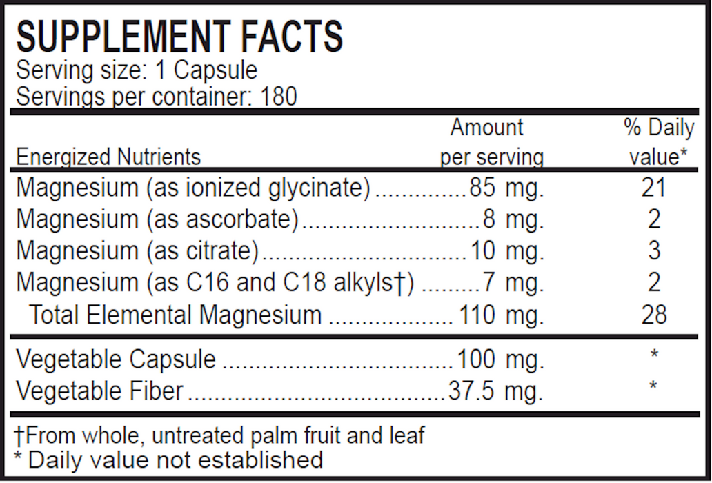 Mg Plus Guard 180 Vegetable Capsules