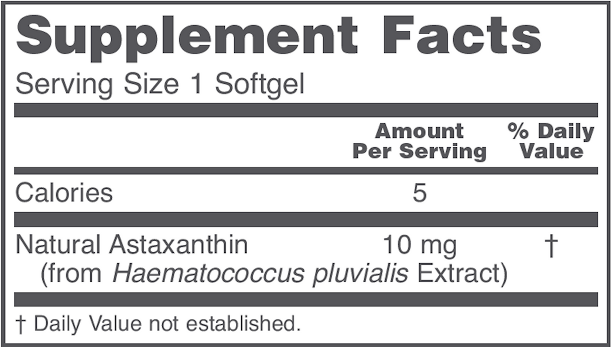 Astaxanthin 10 mg