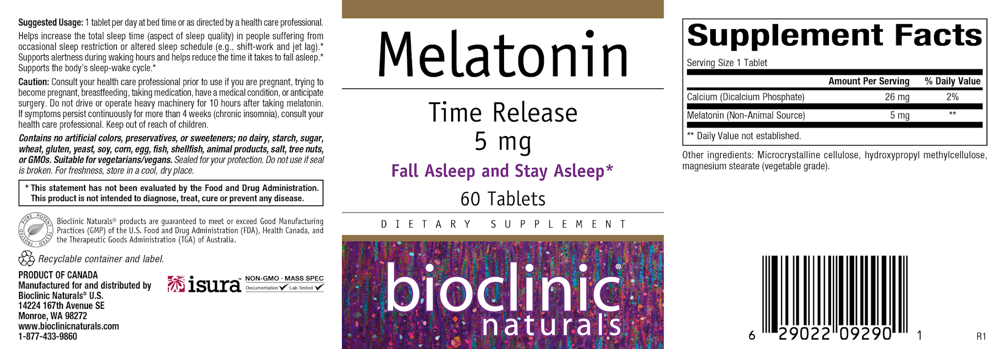 Melatonin Time Release
