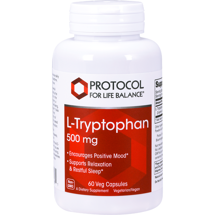 L-Tryptophan 500 mg 60 vegcaps