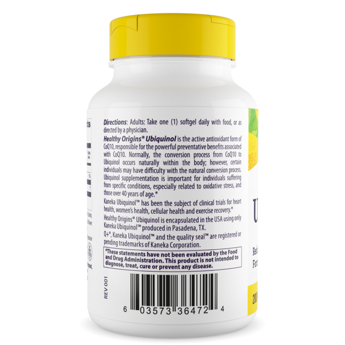Ubiquinol 200 mg 30 softgels