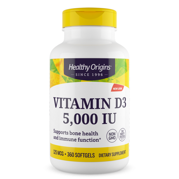 Vitamin D-3 5,000 iu 360 Softgels