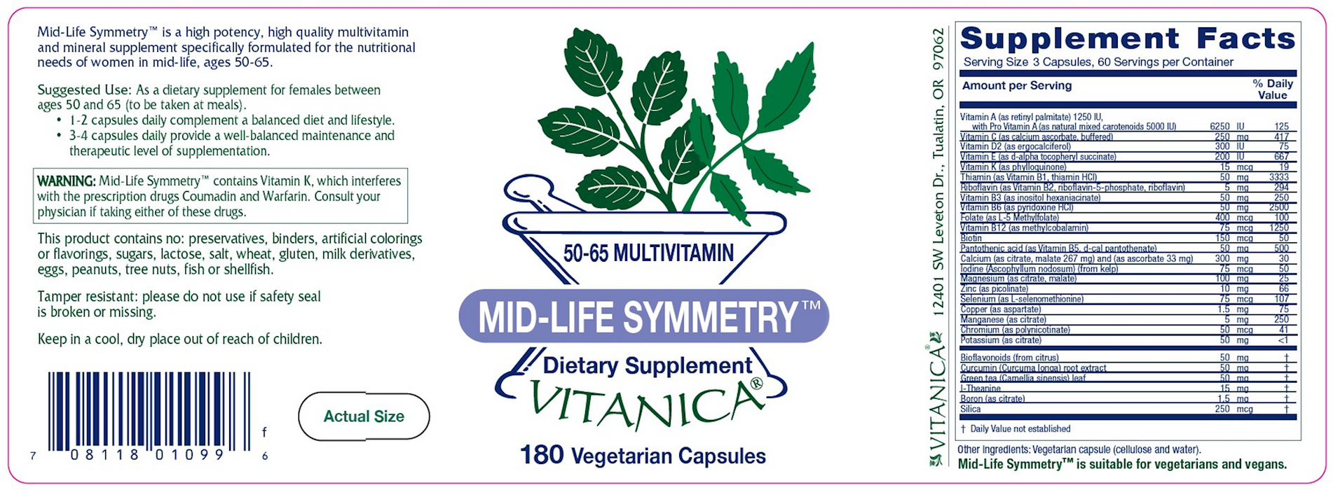 Mid-Life Symmetry
