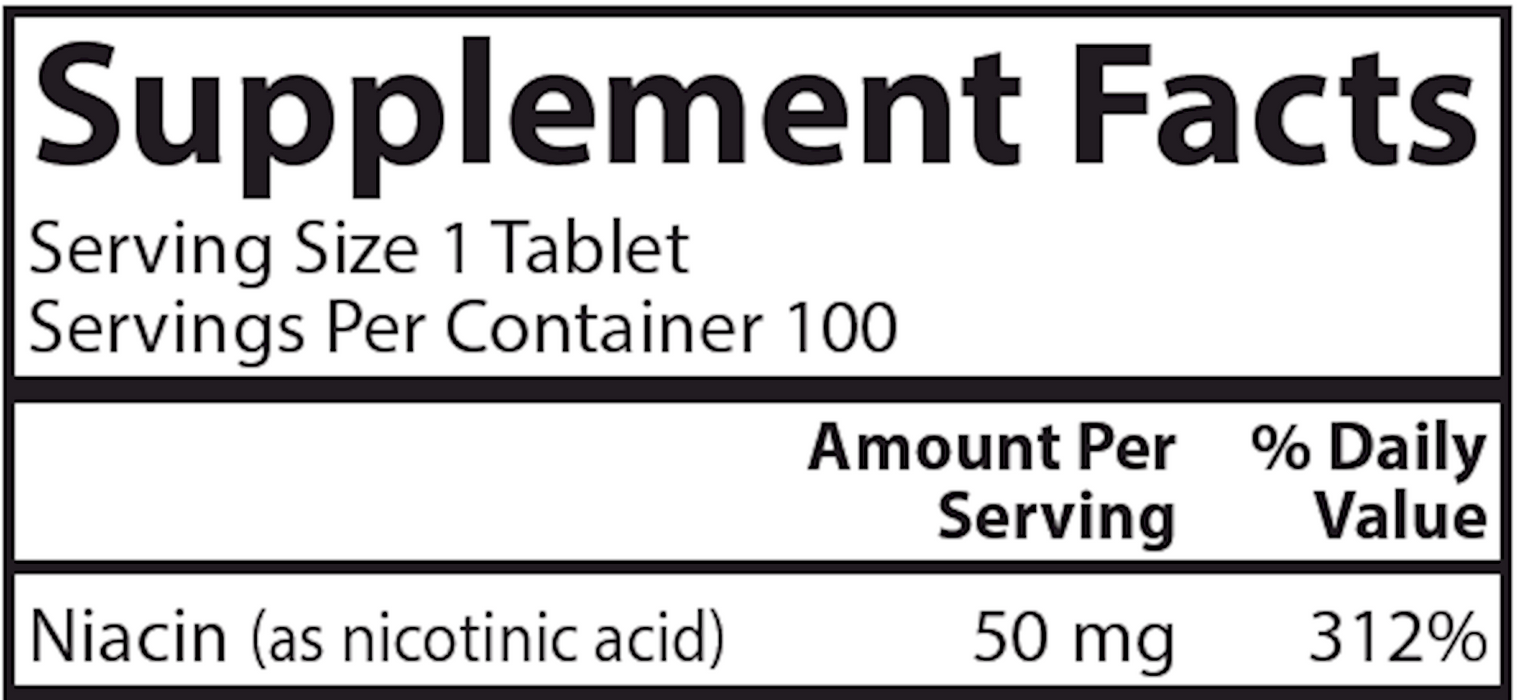 Niacin 50 mg