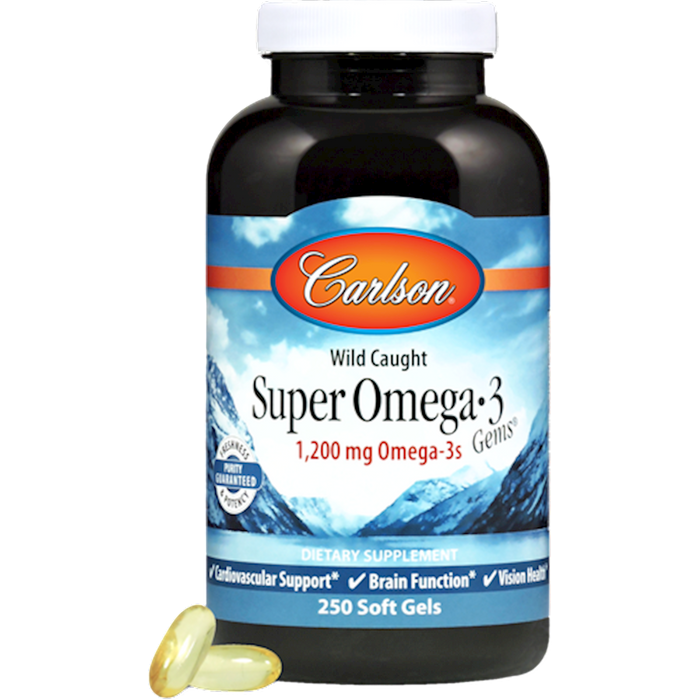 Super Omega-3 Gems 1200 mg 250 softgels