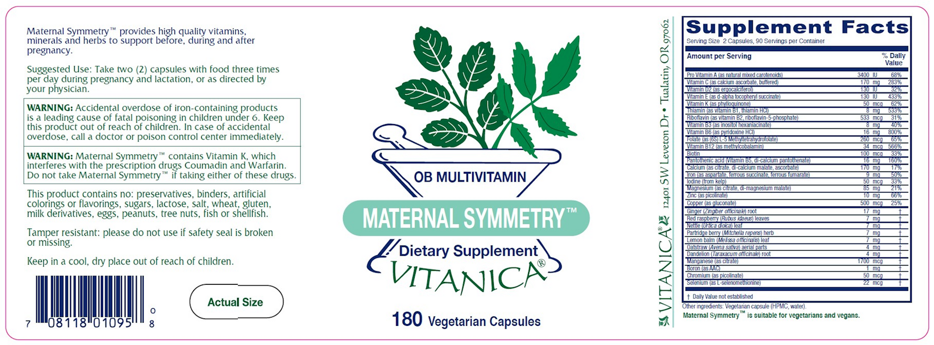 Maternal Symmetry