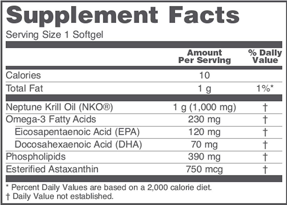 Neptune Krill Oil 1000 mg