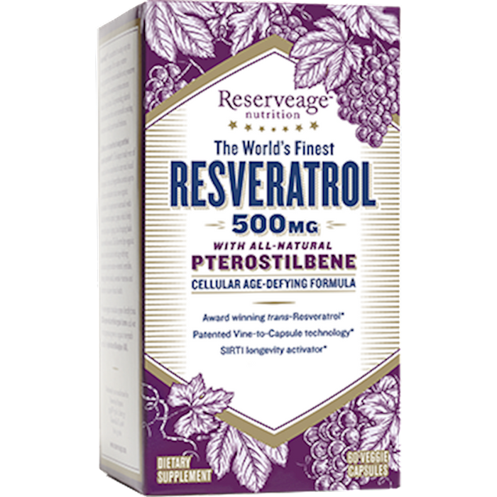 Resveratrol, w/Ptero, 500mg