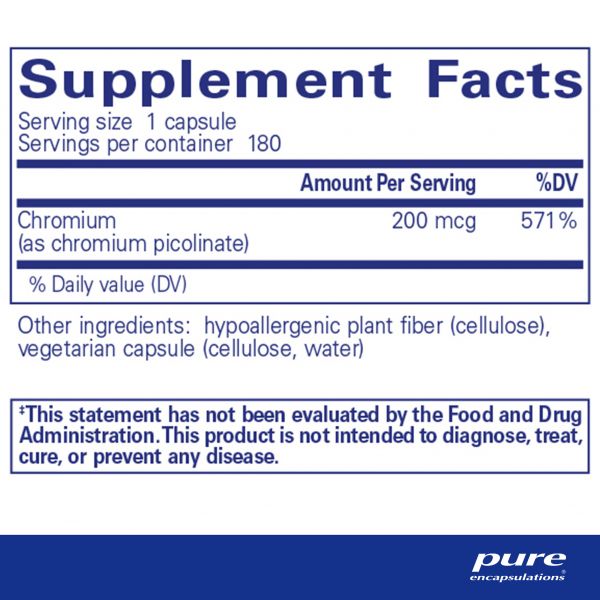 Chromium (picolinate) 200 mcg