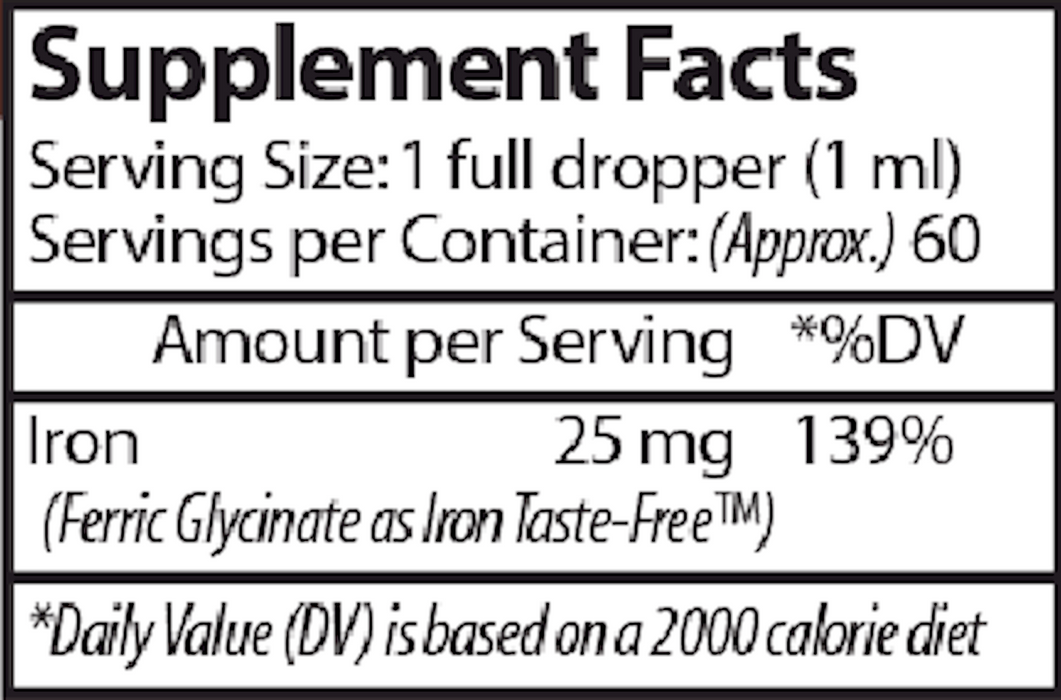 Liposomal Iron 2 fl oz