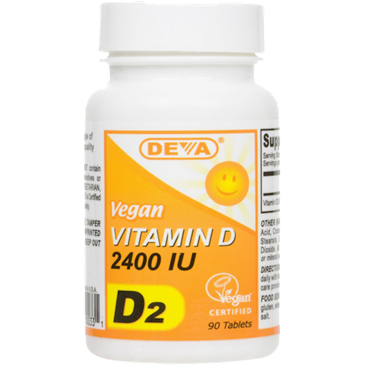 Vegan Vitamin D2 2400 IU — Well Being Holistic Pharmacy