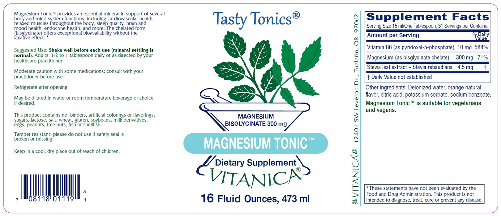 Magnesium Tonic