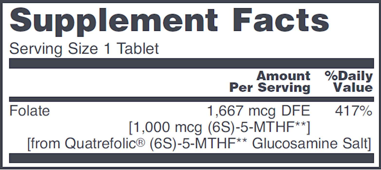 5-Methyl Folate 1000 mcg