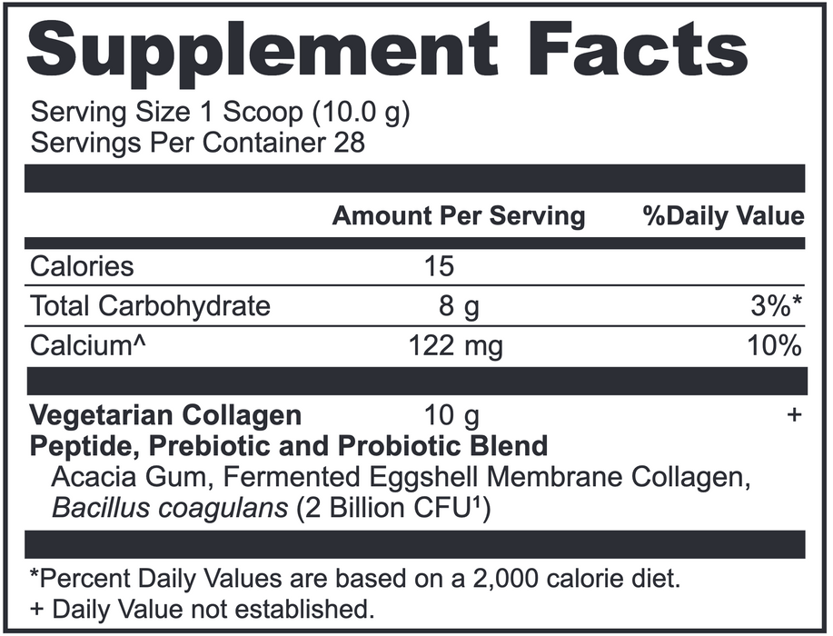 Vegetarian Collagen Peptides 9.9 oz