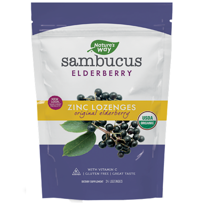 Sambucus Zinc Lozenges Elderberry