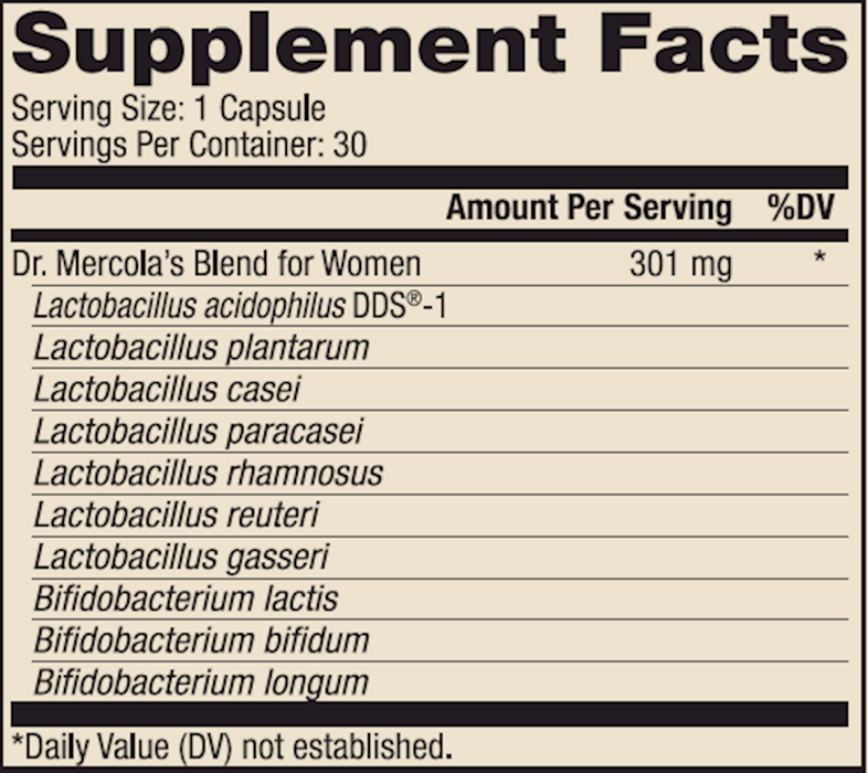 Complete Probiotics for Women