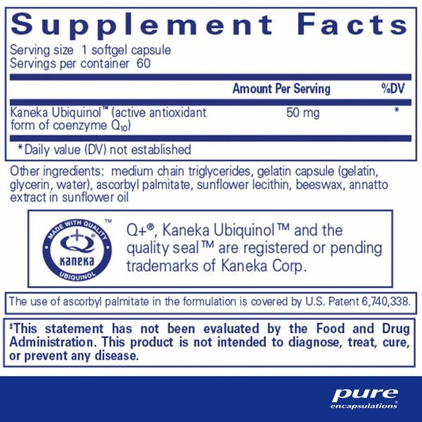 Ubiquinol-QH 50 mg